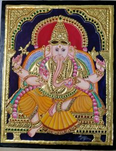 Usha Narasimhan
Chennai
Tanjore Painting “Lord Ganesha”