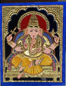Rukmani Rajprasad, Chennai
Tanjore painting “Ganesha”
rukmani.rajprasad