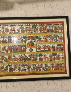 Shruti Sharma
Delhi
Phad painting “Hanuman Chalisa”