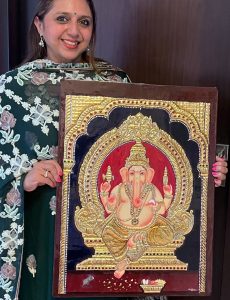 Grishma Doshi,Mumbai
Tanjore Painting “Ganesha”
grishmamehtadoshi