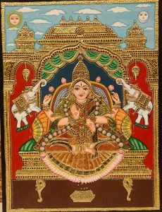 Mekala Selvaraj,Banglore
Tanjore Painting “Gaj Lakshmi”
mekalaselvaraj