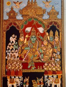 Sandhya Muralidharan, Bangalore
Tanjore Painting “Ramar pattabhishekam”
sandhyamuralidharan117